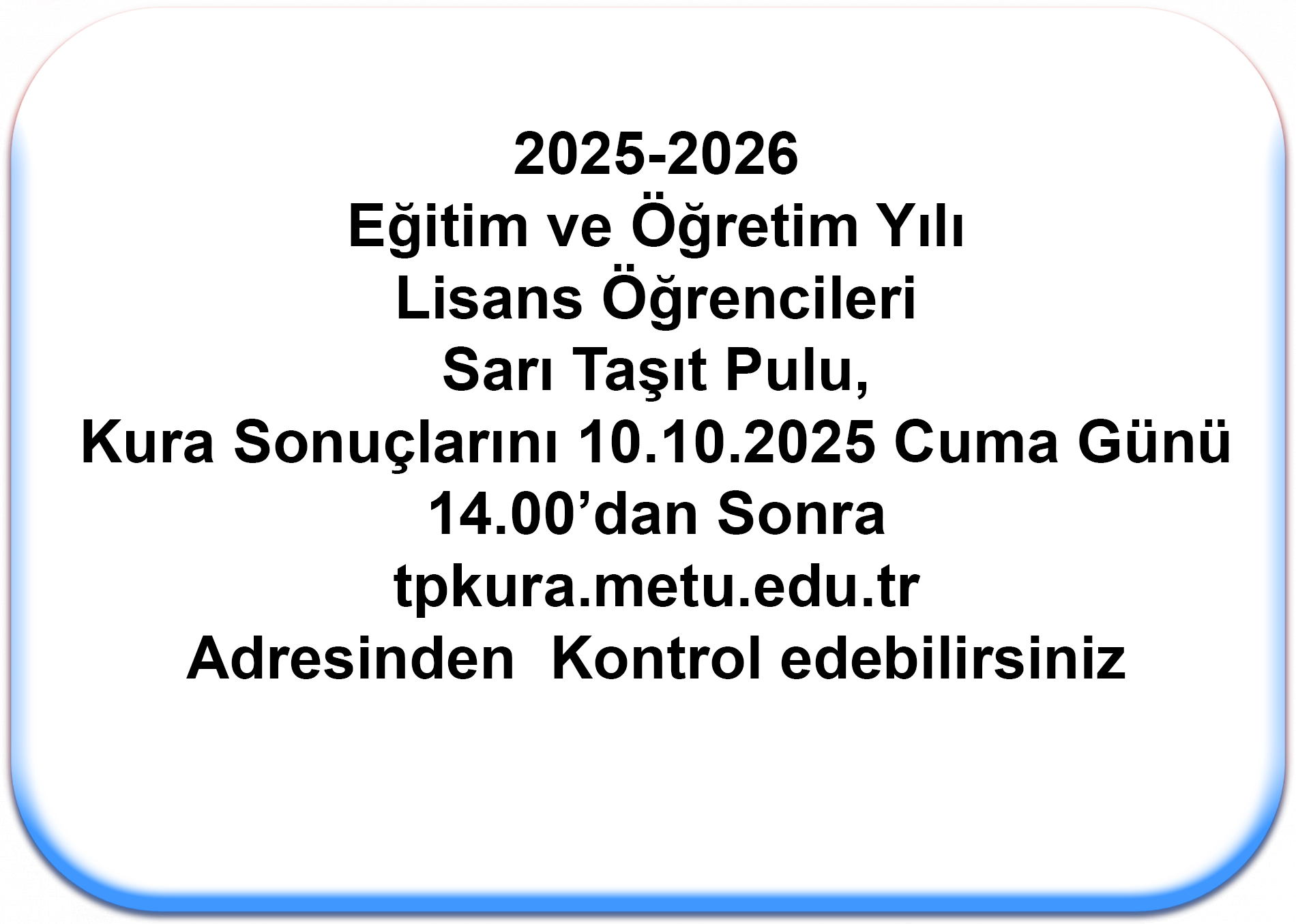 Duyuru Mesajı